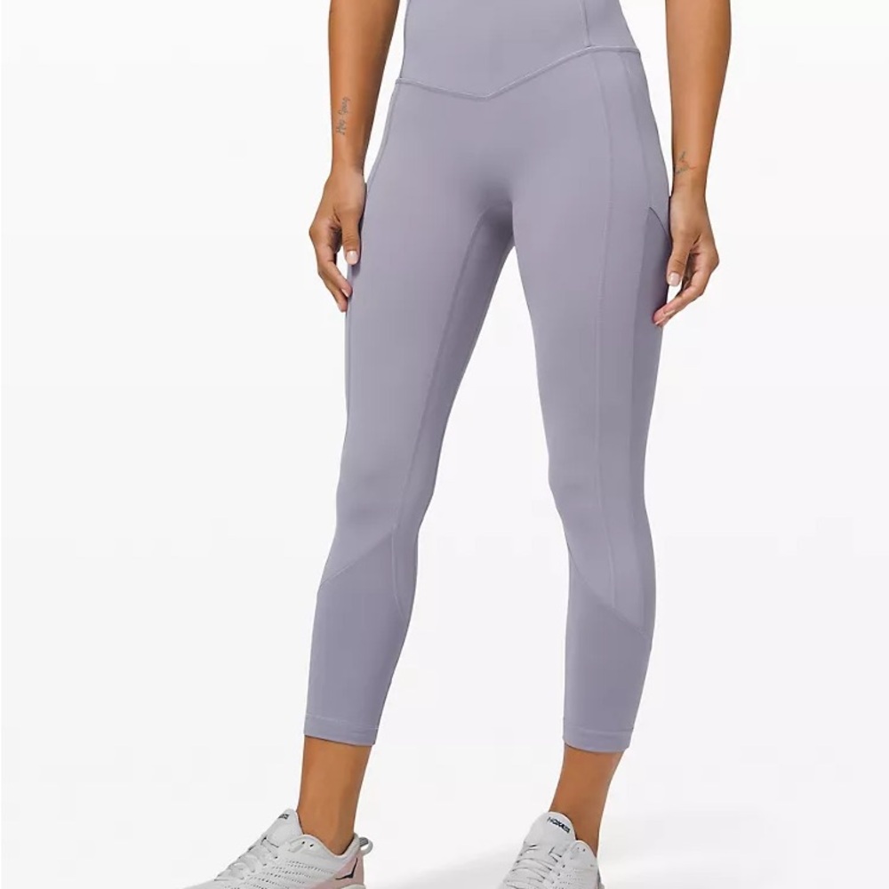 All the right places high rise crop 23” size 12 peri purple